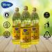 BLLU EYE Sunflower Oil 1L (Pack of 6) | 100% Pure Refined Sunflower Oil Great for Cooking Baking Frying Salads & Sauces - Buy Online on GoSupps.com