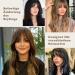 Zynery 4-Piece Clip-In Bangs & Pony Hair Extensions | Fake Bangs & Fringe for Women - Light Brown Dark Brown Black - Buy Online on GoSupps.com