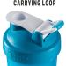 BlenderBottle Classic 20-Ounce Frosted White Shaker Bottle with Loop Top - Buy Online on GoSupps.com