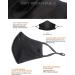 Adjustable Breathable Sport Face Mask Black 2 Pack | Reusable Washable Comfort Mask for Men Women Youth - Buy Online on GoSupps.com