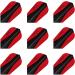 3 Sets Harrows Retina Slim Dart Flights + 1 Set Aluminum Dart Protectors Red - Buy Online on GoSupps.com