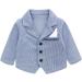 Famuka Baby Boy Formal Wedding Outfit Suit 12 Months Blue - Gentleman Tuxedo with Bows, 2 PCS Set - Buy Online on GoSupps.com
