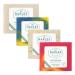 Naples Soap Company pH Balancing Sea Salt Soap Stack Gift Set Naturally Exfoliate and Moisturize for Radiant Skin Nutrient-Rich No Harmful Ingredients Beach Vibes Set of 4 3.5 oz Bars