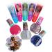 Townley Girl Disney The Little Mermaid Sparkly Makeup Set for Girls - 11 Pcs, Lip Gloss, Nail Polish, Stickers | Ideal for Parties, Sleepovers | Birthday Gift for Girls 3 Yrs - Buy Online on GoSupps.com