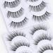 Dyafin 3D Eyelash Set - 8 Pairs of Natural & Reusable Handmade Fake Lashes | Lightweight & Comfortable - Perfect for Every Occasion - Buy Online on GoSupps.com