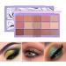 Matte Eyeshadow Palette | Smudge-Proof Long-Lasting Eye Shades Makeup Supplies Satge Use for Home Working Shopping Gathering Dating Traveling 01# - Buy Online on GoSupps.com
