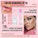 Magic Color Changing Lip Oil | Moisturizing & Waterproof Lip Gloss | Long Lasting Tinted Balm for Pink Lip Makeup - Buy Online on GoSupps.com