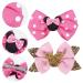 8pcs Mouse Ears Glitter Hair Bows Clips for Girls - Princess Hair Accessories for Kids & Women - Custom Birthday Party Decor - Buy Online on GoSupps.com