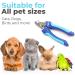 Cat Nail Trimmers & Small Dog Clipper - Nail Guard for Safe Grooming - Stainless Steel & Sharp - Ideal for Cats, Dogs, and Bunnies - Buy Online on GoSupps.com