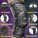 BLITZU Knee Brace - Compression Sleeve with Gel Pad & Stabilizers | Medical Grade Support for Running, Meniscus Tear, Arthritis, Joint Pain Relief | ACL Injury Recovery - Medium Space Gray - Buy Online on GoSupps.com