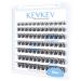 Lash Clusters 84 Pcs Cluster Lashes Eyelash Clusters DIY Cluster Eyelash Extensions Individual Lashes Thin Band & Soft(Haze D-8-16mix) D-Mix (8-16mm) Haze