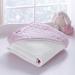 Clair de Lune Pink Marshmallow Hooded Baby Bath Towel 75x75cm - Super Soft Cotton/Terry Towelling for Bath Time - Buy Online on GoSupps.com