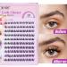 DIY Lash Extension Kit - Natural Look C Curl Cluster Lashes | 100PCS Dog Series 10-13mm Wispy False Eyelashes - Buy Online on GoSupps.com