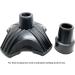 Quantum Leap 19mm Non-Slip Self Standing Quad Support Rubber Cane Tip - 4 Point Replacement for 3/4 Inch Standard Walking Canes - Black - Buy Online on GoSupps.com