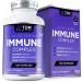 Immune System Support - Premium Immune Supplement - 120 Capsules - 13 Vitamins Minerals and Herbal Extracts - Vitamin C Zinc and Selenium - Elderberry Ginger Turmeric Plus More - UK Formulated