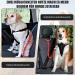 Adjustable Dog Car Headrest Belt - Safety Strap for Small & Medium Dogs - Red Elastic Seat Belt - Buy Online on GoSupps.com
