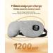 Wireless Heated Eye Mask - Rechargeable Washable & Light-Blocking for Dry Eyes & Eye Strain - Perfect Gift for Men & Women Ideal for Travel & Business Trips - Buy Online on GoSupps.com