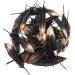 50pcs Dipped Gold & Silver 6-8 inch Goose Feathers for Crafts and Apparel - Gold & Black Feathers - Buy Online on GoSupps.com