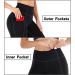 Heathyoga High Waist Yoga Pants with Pockets for Women - Black  Medium - Buy Online on GoSupps.com