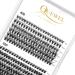 Individual eyelashes QUEWEL cluster lashes 240 pieces of single eyelash extensions 0.07c curl 40+50d single cluster eyelashes natural appearance DIY eyelash extension Mix8-14mm at home (40d+50d 0.07c Mix8-14mm) 1 piece (1 Pack) 40d+50d-07c mix 8-14mm