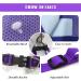 Femax Soft Mesh Dog Harness & Leash for Small to Medium Dogs & Cats - Adjustable Reflective No-Pull Vest for Puppies - Purple - Size M (Breast 35-40cm) - Buy Online on GoSupps.com