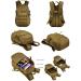 Huntvp Mini Daypack Military Backpack 10L/20L - Tactical Assault Pack for Hunting, Camping, and Trekking - Black - Buy Online on GoSupps.com