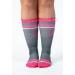 Graduated Copper Compression Socks 15-20 mmHg for Women & Men - All Day Wear Perfect for Running & Nursing - Large-X-Large Pink Survivor - Buy Online on GoSupps.com