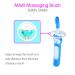 MAM Massaging Baby Toothbrush & Gum Cleaner with Brushy The Bear Character - Interactive App Included - Blue - Boys 3+ Months - 1 Count - Buy Online on GoSupps.com