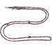 Adjustable Dog Leash for Small Dogs - Lightweight 4-Way Design (2.40m Ohio Black-Silver-Red) - Ideal for Dogs up to 15kg - Buy Online on GoSupps.com