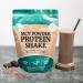 Go-Keto MCT Vegan Protein Shake Chocolate Powder 400g | TCM Coconut Oil for Keto Diet | Vegan Pea and Rice Protein Best Amino Acid Profile | Sugar and Lactose Free - Buy Online on GoSupps.com