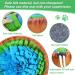 Vivifying Snuffle Mat for Dogs | Durable, Washable Interactive Game Toy | Large Dogs & Puppies | 18in Diameter | Blue Green - Buy Online on GoSupps.com