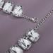 YERTTER Silver Rhinestone Choker Necklace - Adjustable Chunky Chain for Women - Clear Rhinestone Statement Jewelry for Party and Music Bar - Buy Online on GoSupps.com