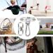 Realbrite Punching Bag Bracket - Stainless Steel Ceiling Hooks for 450kg Bags | Durable & Bomb-Resistant | 2-Piece 180 Ceiling Attachment - Buy Online on GoSupps.com