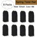 Spring Twist Hair 12 Inch 8 Packs - Butterfly Locs, Soft Locs, Bomb Twist, Short Fluffy Black Crochet Braids - Synthetic Fiber Braiding Hair Extensions - Pack of 8 (1B) - Buy Online on GoSupps.com