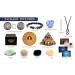 Vuuuuv Horoscope Orgon Pyramid | Virgin Medicinal Crystal Gift Set | Zodiac Stones for Healing & Energy - Buy Online on GoSupps.com