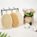 Dacitiery 6 PCS Natural Loofah Sponge Exfoliating Body Scrubbers Natural Loofah Exfoliating Loofah Sponge Biodegradable Shower luffa Pad Loofah for Adults Women Men - Buy Online on GoSupps.com