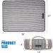 Waterproof Picnic Blanket Portable - Grey Stripe design for Beach, Camping & Outdoor Parties - Buy Online on GoSupps.com