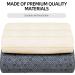 Monk Cloth Rug Tufting Kit with Yellow Marked Lines - 79x59 Inch Tufting Cloth & 70x39 Inch Non-Slip Backing for Tufted Rugs - Buy Online on GoSupps.com