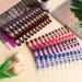EBANKU 960 Colorful Short False Nails Full Cover Coffin Press on Nails Set with Nail File and Stick - Natural Fake Nails for Women Girls - Buy Online on GoSupps.com