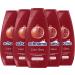 Schauma Schauma Schwarzkopf Color Glanz Colour Protection Shampoo 5 x 400 ml Pack of 5 Colour Glanz Shampoo for Coloured Dyed or Highlighted Hair with Pomegranate Extract