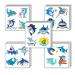 Valoin Shark Temporary Tattoos- Ocean Sea Themed Decor for Baby Shower & Birthday Party - Buy Online on GoSupps.com
