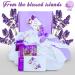 ELYSIA Lavender Essentials Bath and Body Set - 12 Items Spa Gift Set with Bathrobe Towel & Slippers for Women - Perfect Gifts for Her Mom Sister & Girlfriend - Mother's Day & Birthday Gifts - Buy Online on GoSupps.com