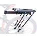 COMINGFIT 180lbs Capacity Solid Bearings Universal Adjustable Bicycle Luggage Cargo Rack