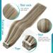 FSHINE 30cm Tape-In Hair Extensions Light Brown & Platinum Blonde | Seamless Adhesive 20 Pieces 30g #8P60 - Buy Online on GoSupps.com