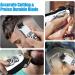 Hair Clippers & Trimmer T-Blade Cordless Hair Haircut Set Men Zero Gap Baldhead Shaver Wireless USB Rechargeable Blade Trimmer Kit 2000mAh/1200mAh with 10 Pcs Guide Combs - Buy Online on GoSupps.com