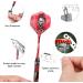 CyeeLife Dart Accessories Set - Flights, Shafts, Sharpener & Tools Kit - Buy Online on GoSupps.com