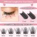 72 Pcs Peachy-D-8-16 Mix Cluster Individual Lashes - DIY Eyelash Extension Kit with Super Thin Band | Reusable & Comfortable - Buy Online on GoSupps.com