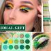 15 Color Green Eyeshadow Palette - Highly Pigmented Blendable & Long Lasting Matte & Shimmer Eyeshadow for Women - International Shipping Available - Buy Online on GoSupps.com