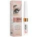Eyelash & Eyebrow Serum (3mL) Lash Growth Serum for Longer Thicker Fuller Eyelashes and Eyebrows - Clinically Tested Waterproof Herbal Formula - Irritation Free Eyelash Serum
