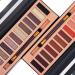 Hegafoo Pro 12-Color Eyeshadow Palette - Matte Shimmer Pigmented Blendable Eye Shadow Kit with Brush Set C - Buy Online on GoSupps.com